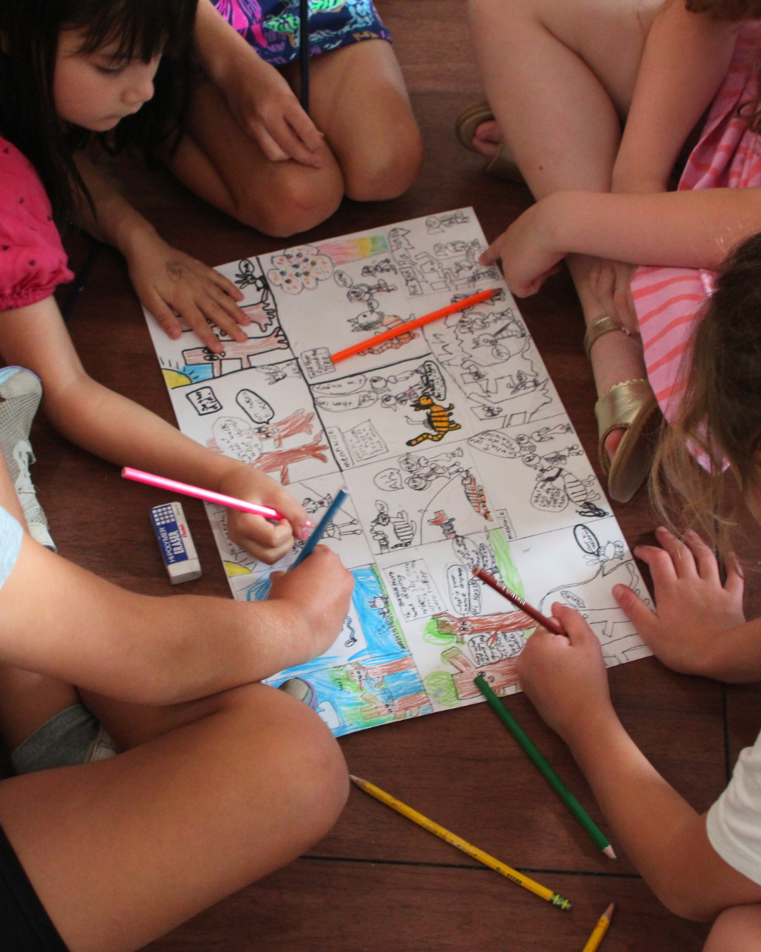 Coloring at Camp