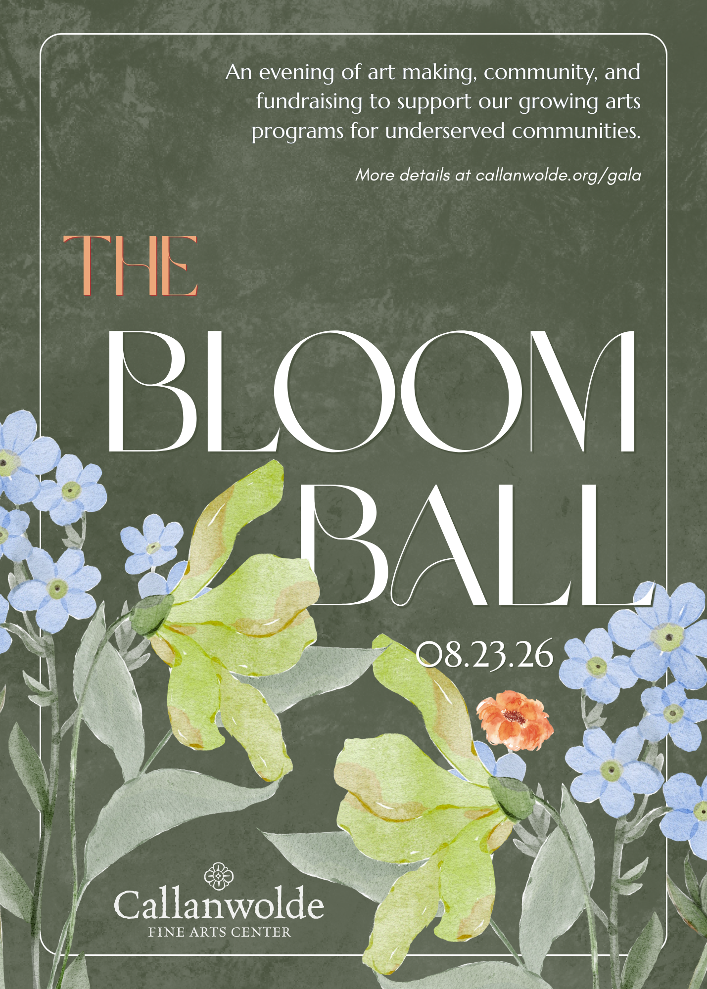 The Bloom Ball invitation